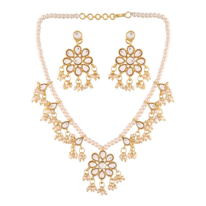 Women's Pearl Moti Mala Neckl