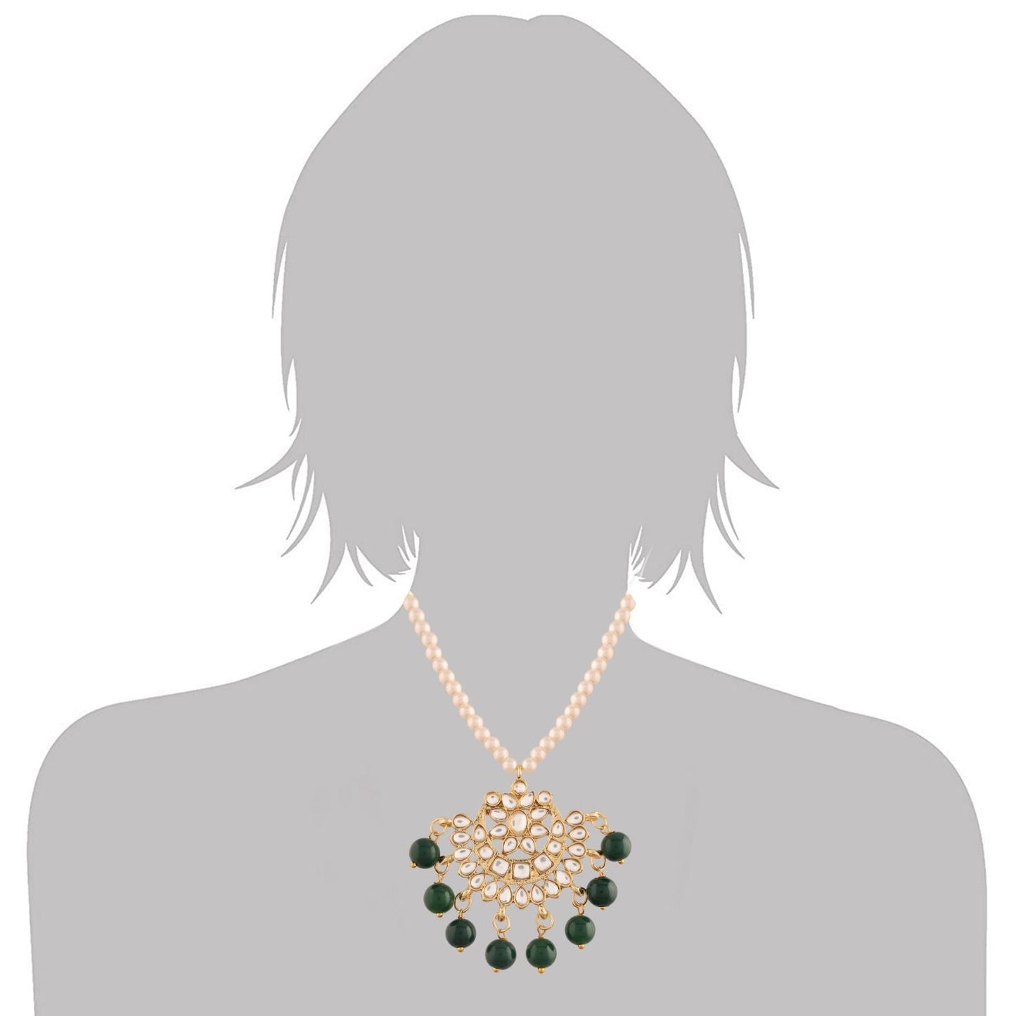 Women's Pearl Moti Mala Neckl