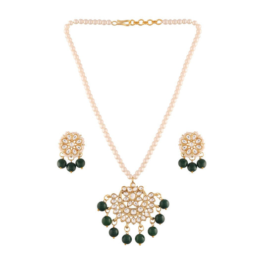 Women's Pearl Moti Mala Neckl
