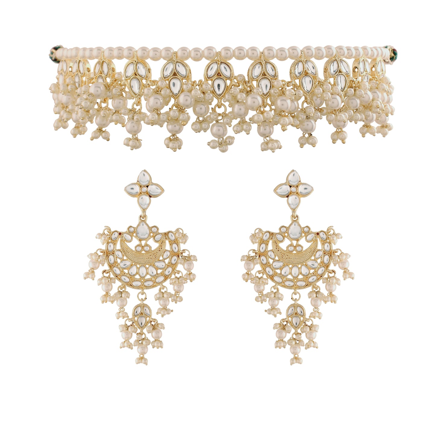 Women's Pearl Beaded Choker Neckl