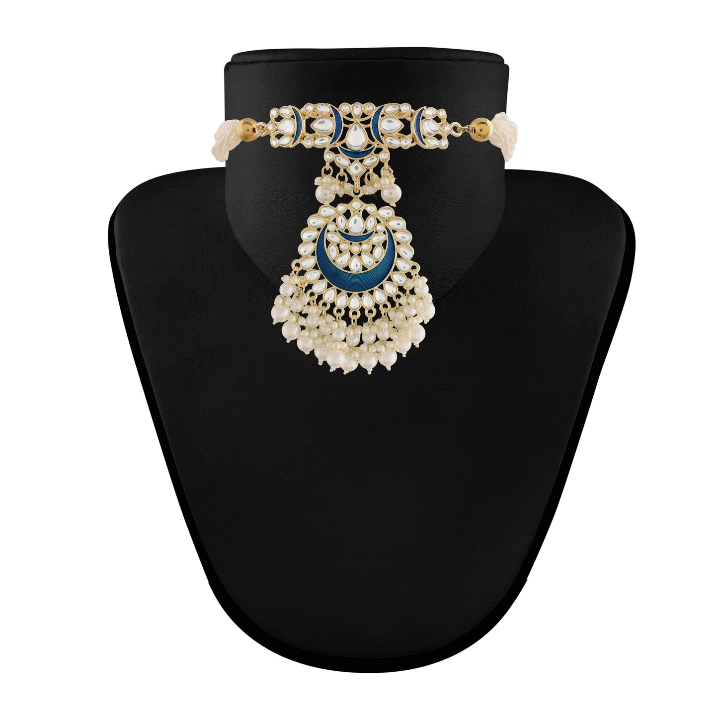 Women's Pearl Beaded Choker Neckl