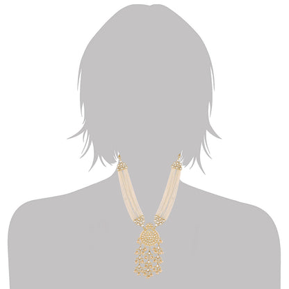 Women's Pearl Beaded Chok