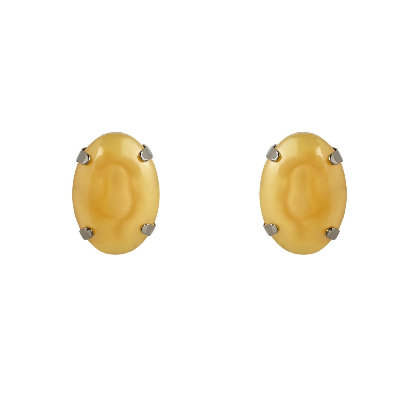 Women's Glamorous Fashionable Eye-Catching Yellow Beaded Choker and Earrings Set