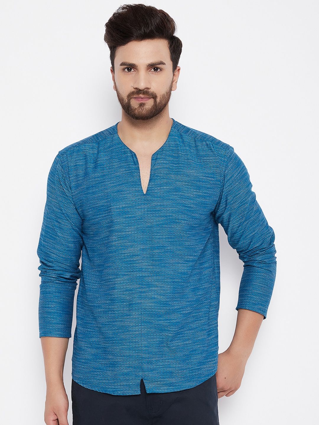 Men's Solid Cotton Kurta