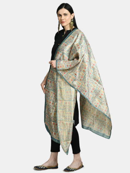 Women's Multi Printed Casual Silk Blend Dupatta