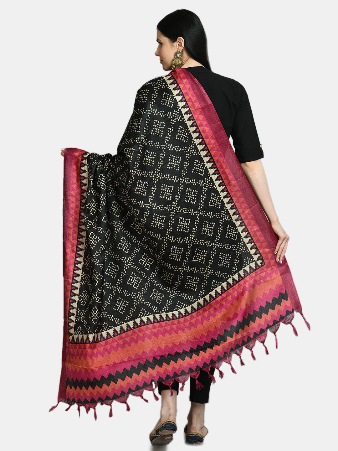 Women's Multi Printed Casual Silk Blend Dupatta