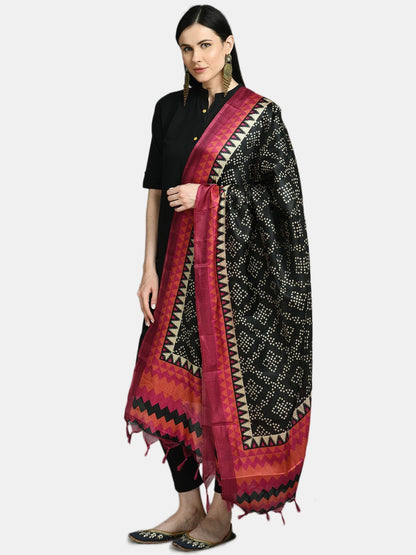 Women's Multi Printed Casual Silk Blend Dupatta
