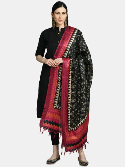 Women's Multi Printed Casual Silk Blend Dupatta
