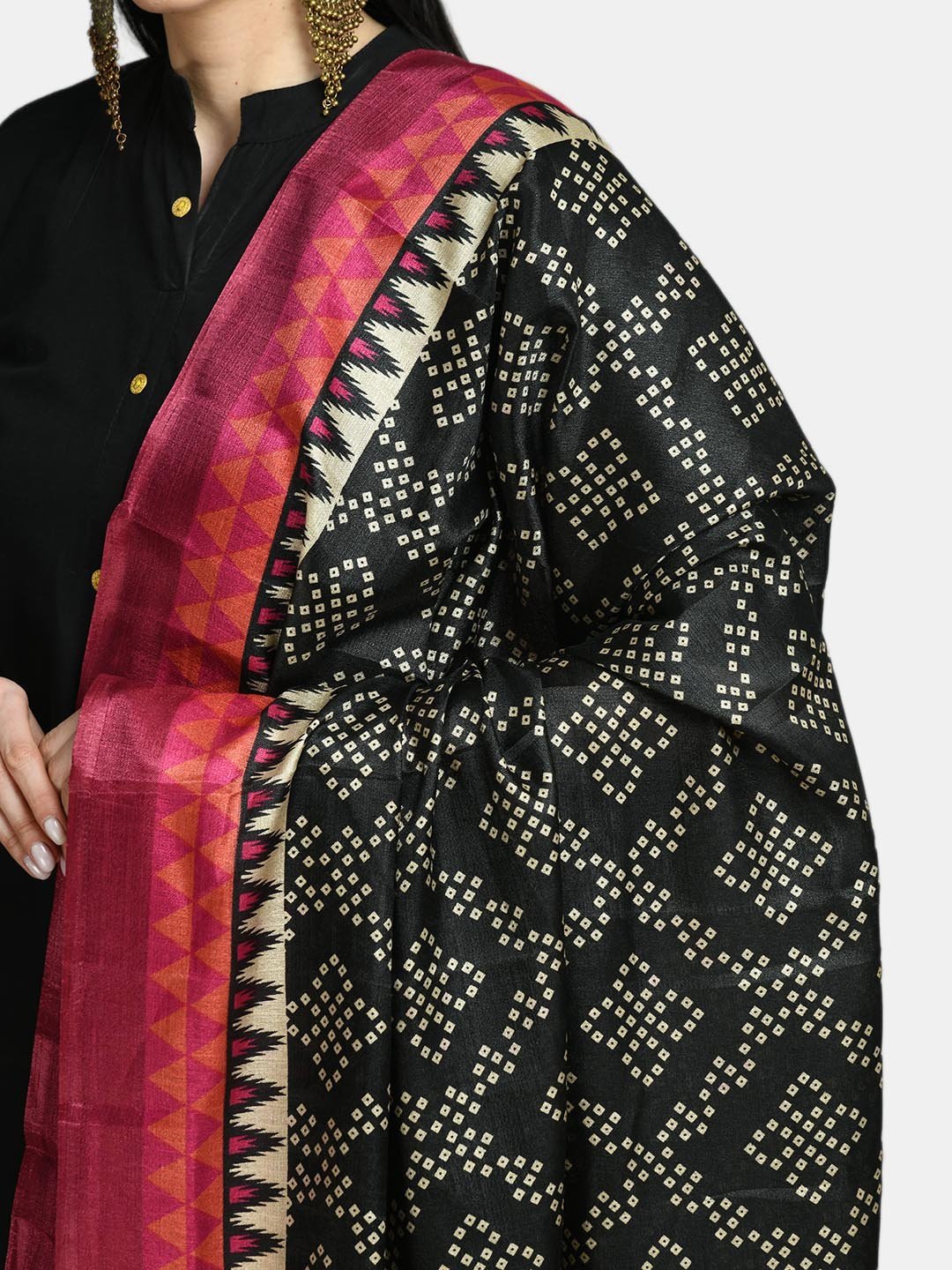 Women's Multi Printed Casual Silk Blend Dupatta