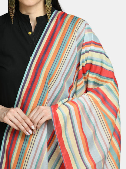 Women's Multi Printed Casual Silk Blend Dupatta