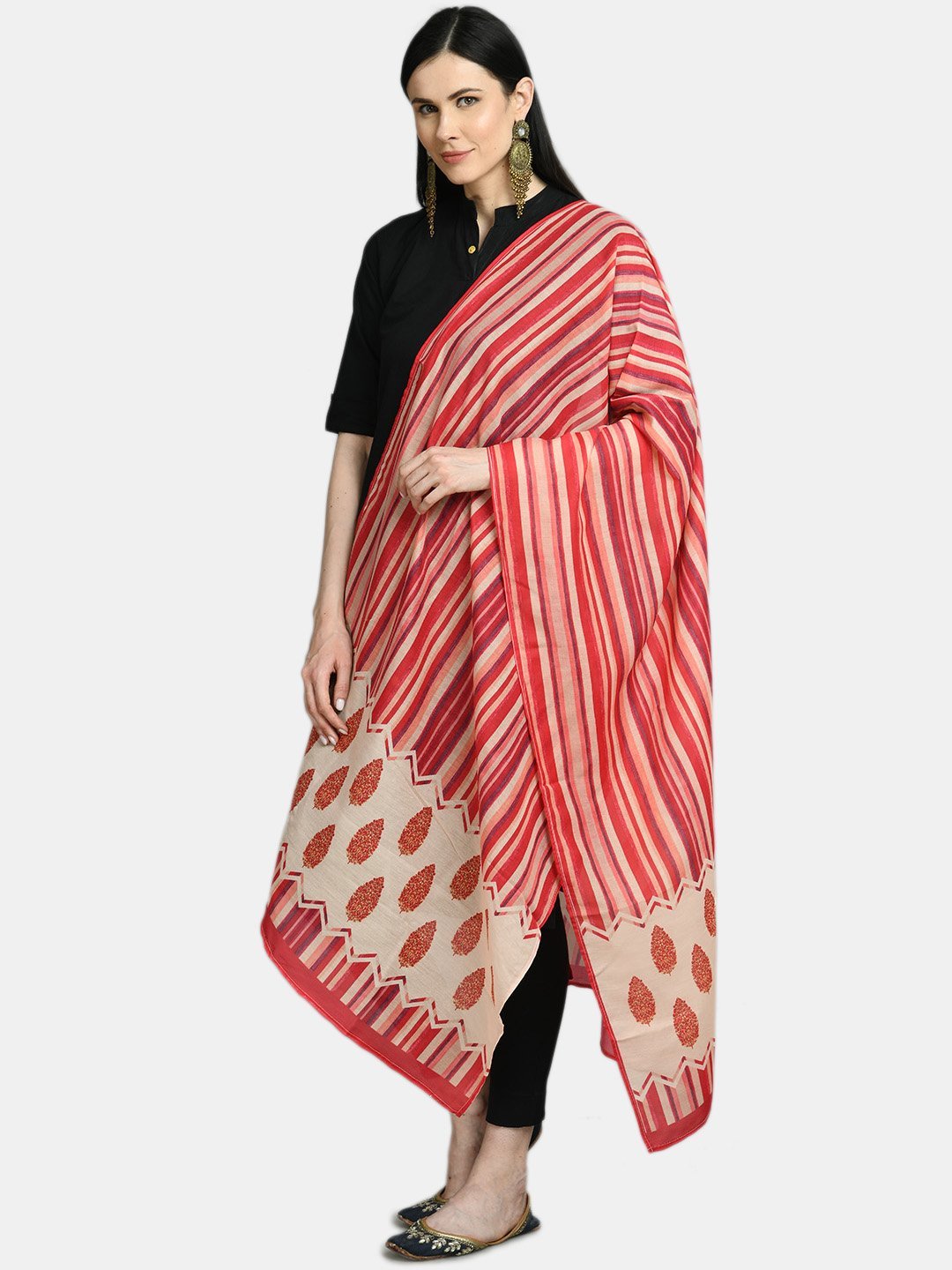 Women's Multi Printed Casual Silk Blend Dupatta