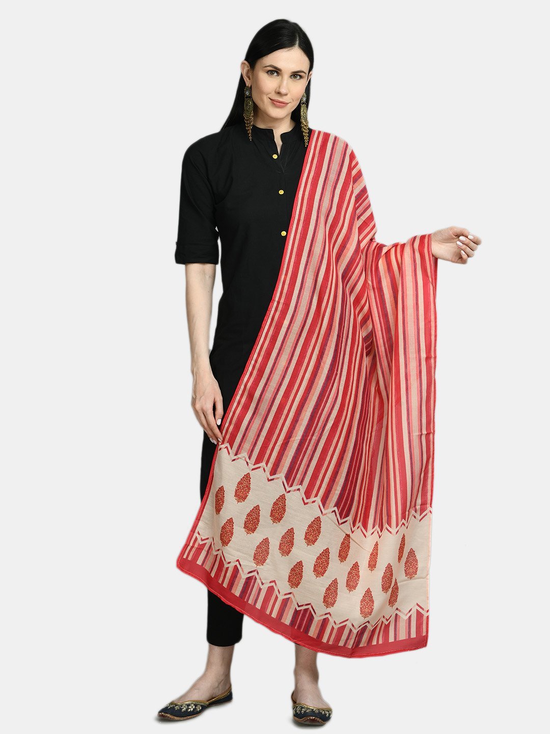 Women's Multi Printed Casual Silk Blend Dupatta