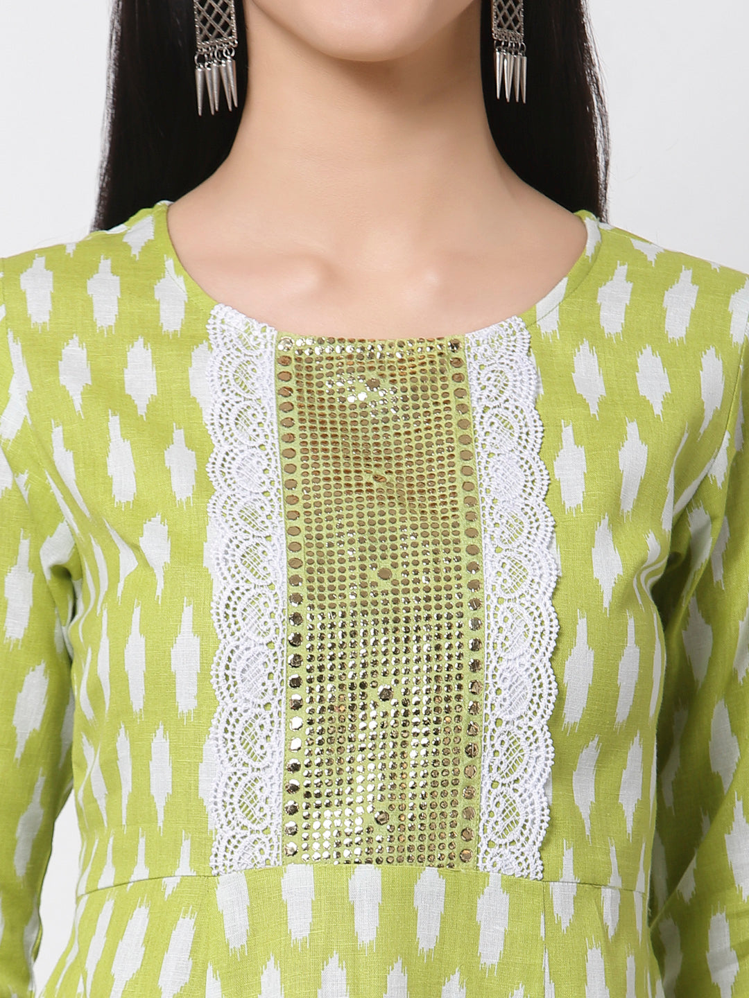 Women's Cotton Printed 3/4 Sleeve Only Dress