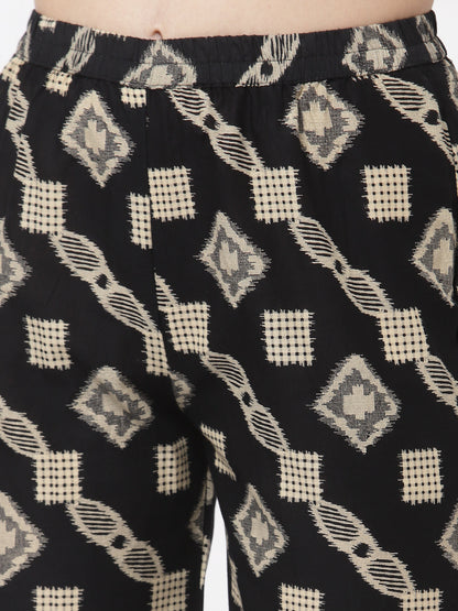 Women's Stylish Cotton Printed Palazzo