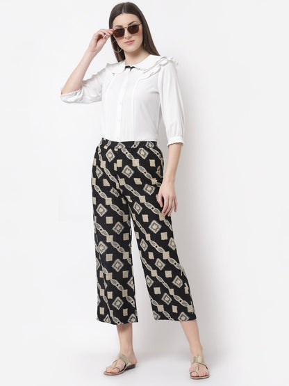 Women's Stylish Cotton Printed Palazzo
