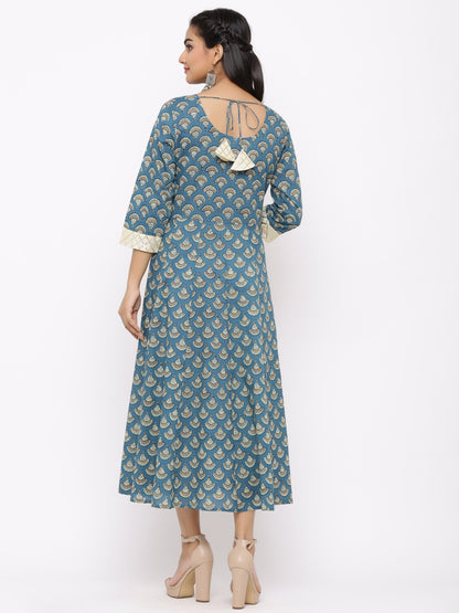 Women's Cotton Printed Anarkali Kurta
