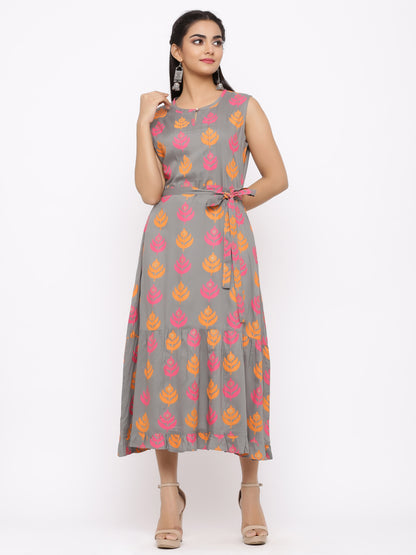 Women's Cotton Printed Anarkali Kurta