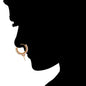 Women's gold plated traditional bridal pearl nosering  nathnl02nl02