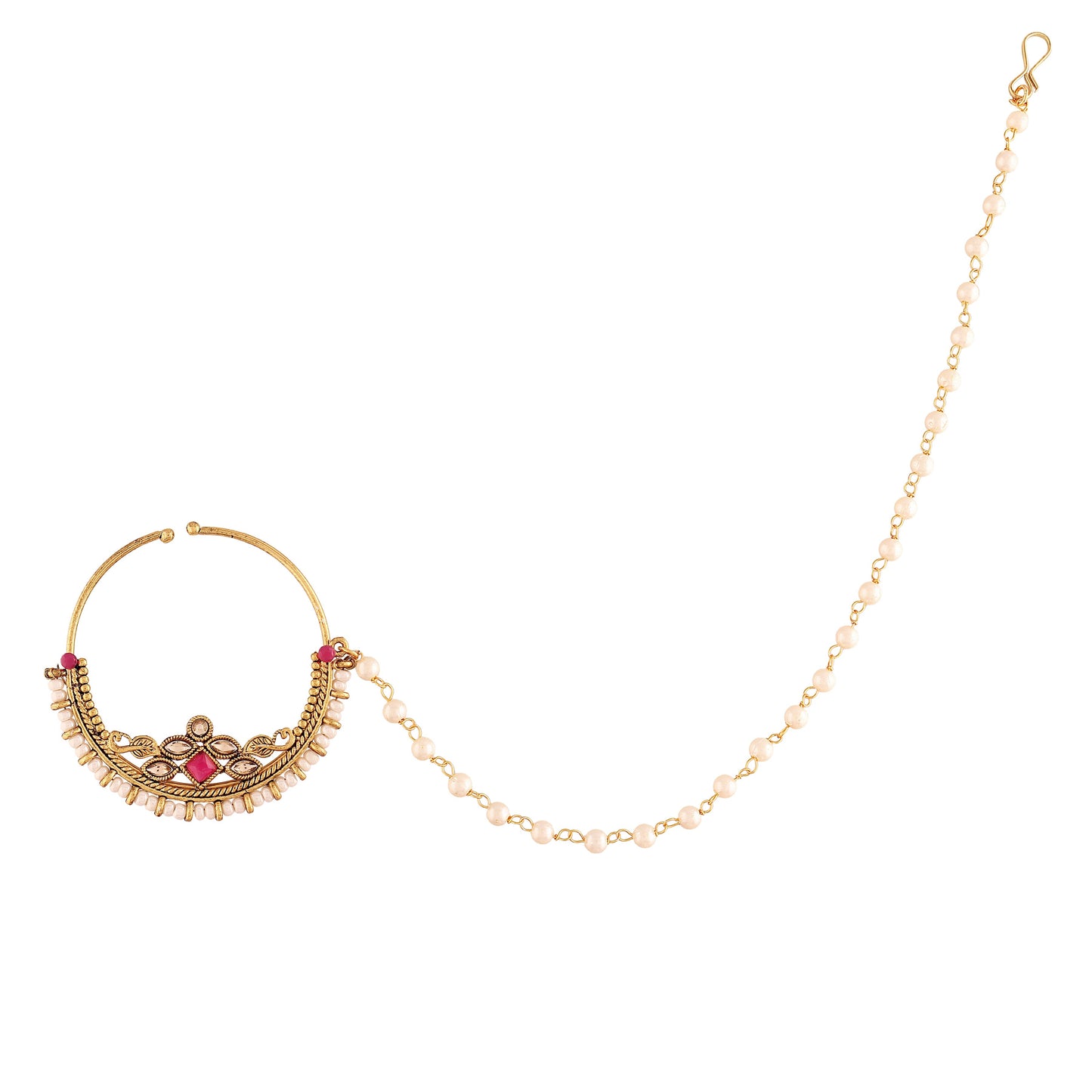 Bridal Nose Ring With Gold Plating