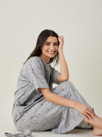 Women's Grey Serenade Dobby Nightdress