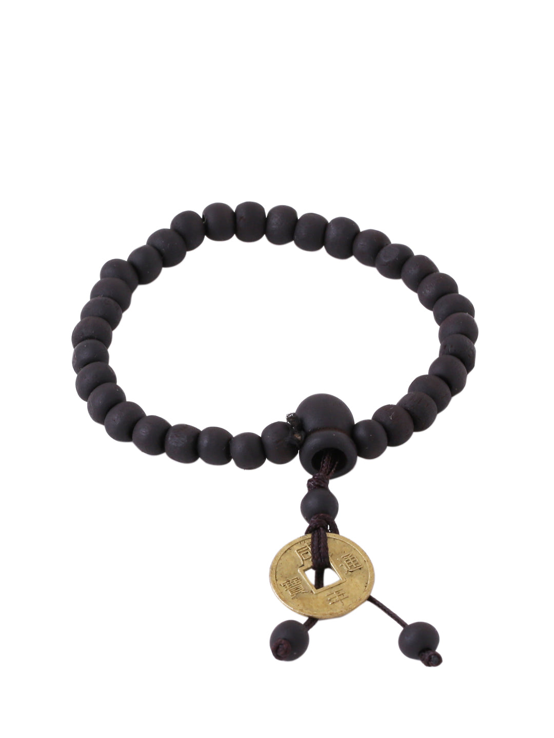 Black Beaded Elasticated Rakhi With Roli Chawal
