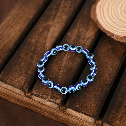 Blue Evil Eye Rakhi With Roli Chawal