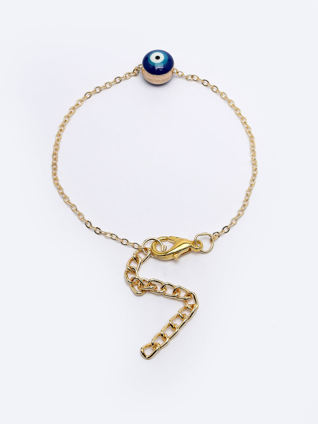 Gold-Toned Evil Eye Rakhi With Roli Chawal
