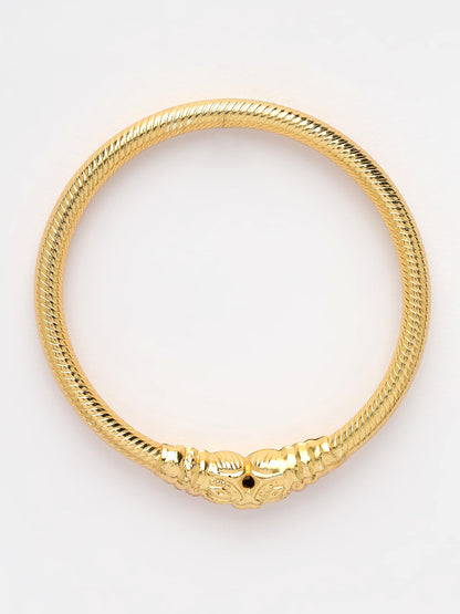 Women's Set Of 2 Gold-Plated Handcrafted Traditional Bangles