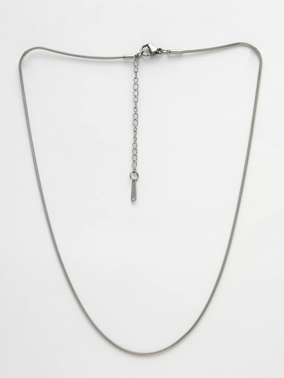 Women's Set Of 3 Silver-Toned German Silver Oxidised Chain