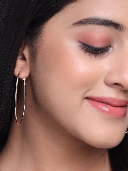 Women's Set Of 2 contemporary hoop earrings