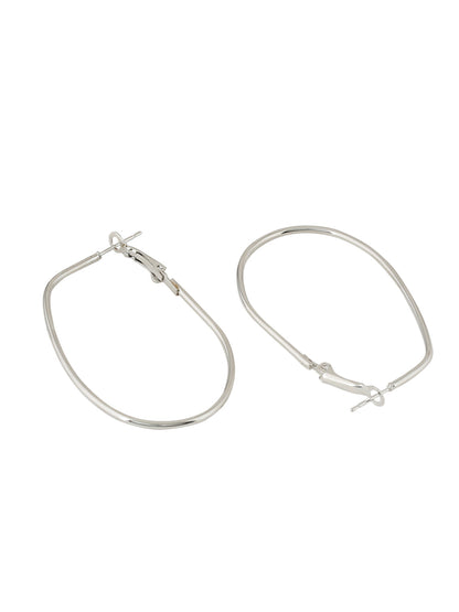 Women's Set Of 2 contemporary hoop earrings