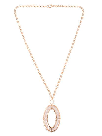 Women's Gold-Plated Oxidised Bohemian Necklace
