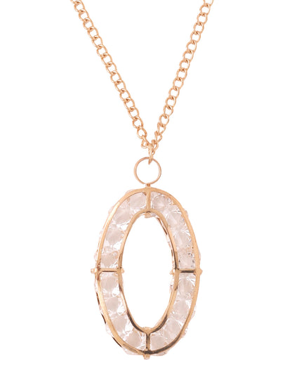 Women's Gold-Plated Oxidised Bohemian Necklace