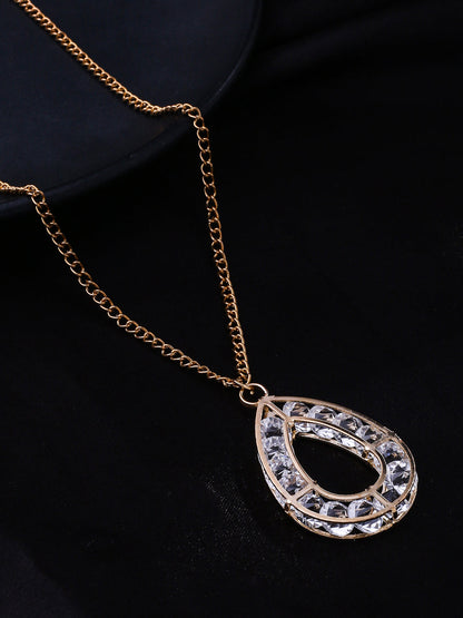 Women's Gold-Plated Oxidised Bohemian Necklace