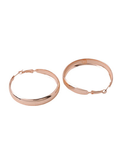 Women's Gold plated hoop earrings