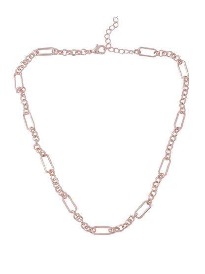 Women's Rose Gold Plated Minimal Necklace