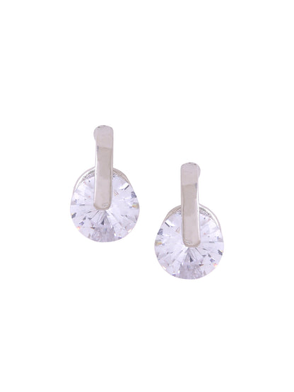 Women's CZ Studded Studs Earrings