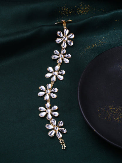 Women's Gold-Plated Traditional Trending Matha Patti