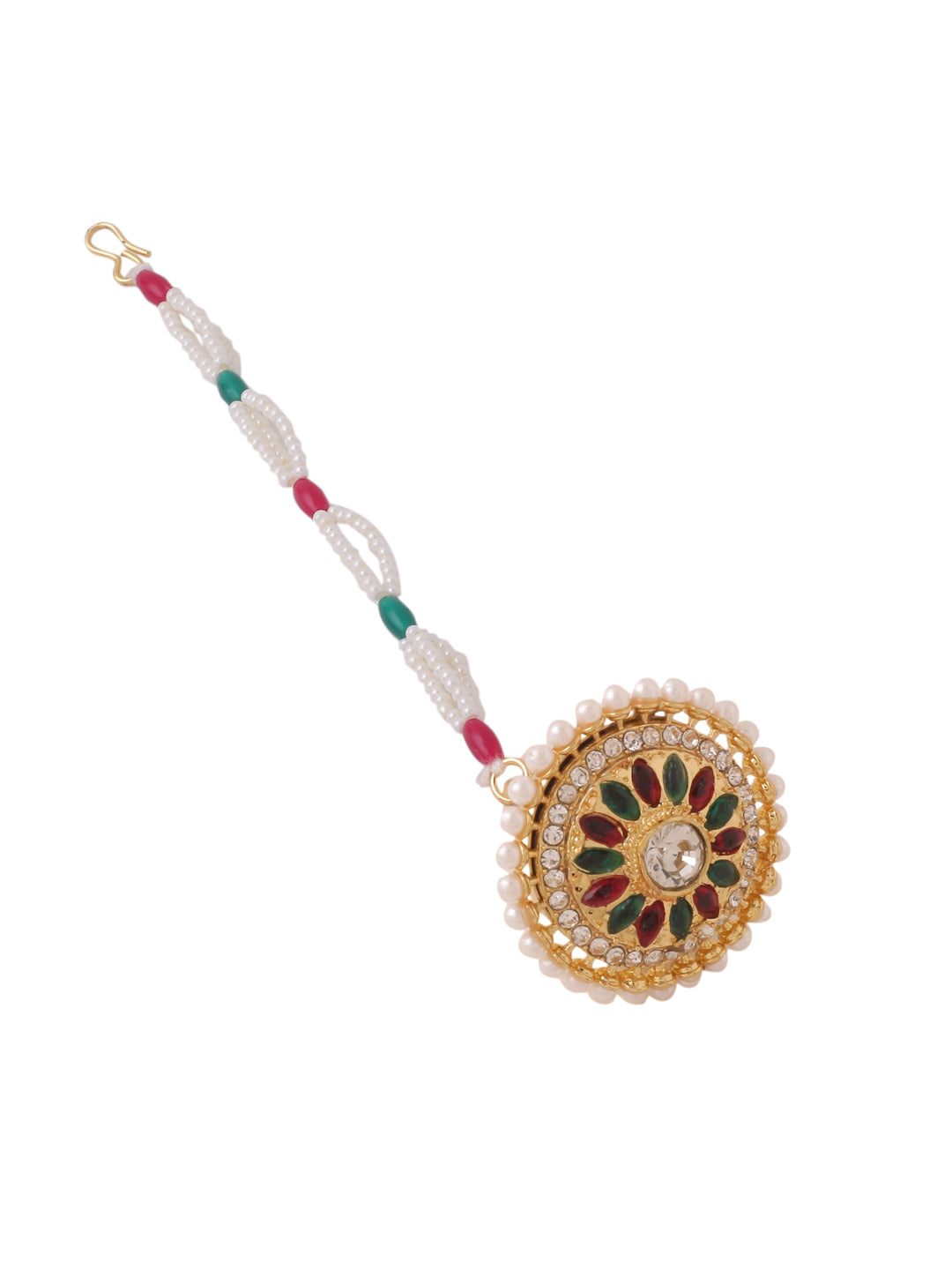 Women's Trending Stylish Gold-Plated Maang Tikka
