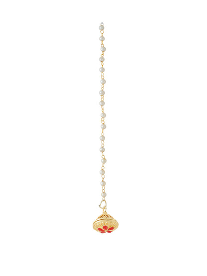 Women's Trending Stylish Gold-Plated Maang Tikka
