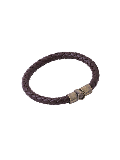 Men's Brown leather bracelet