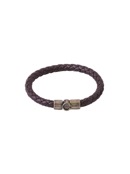Men's Brown leather bracelet