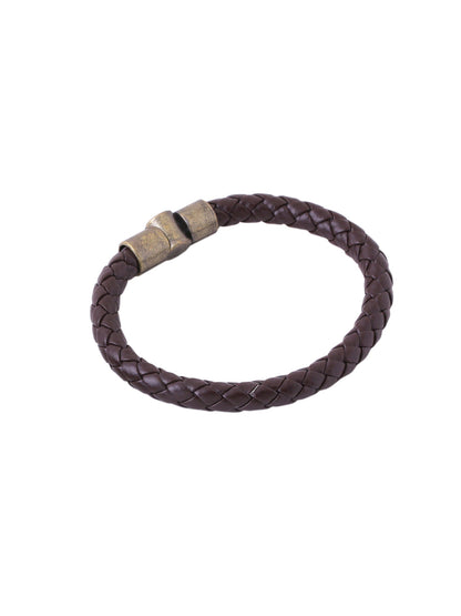 Men's Brown leather bracelet