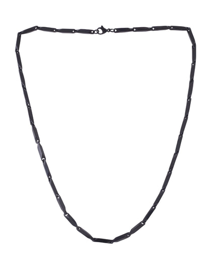 Men's Black Metal Chain