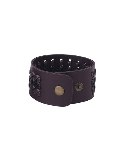 Men's Brown leather bracelet