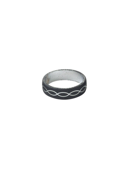 Men's Black Metal Ring