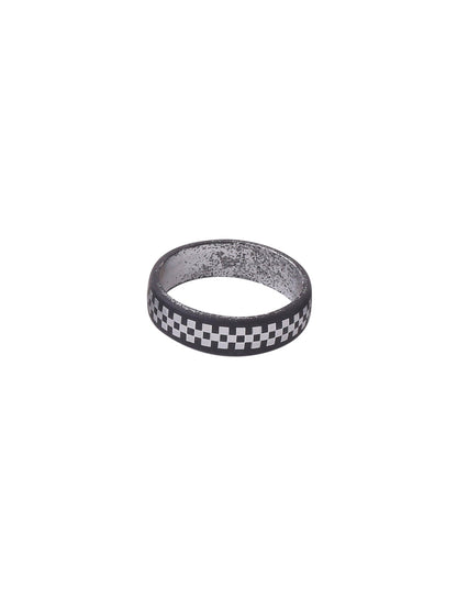 Men's Black Metal Ring