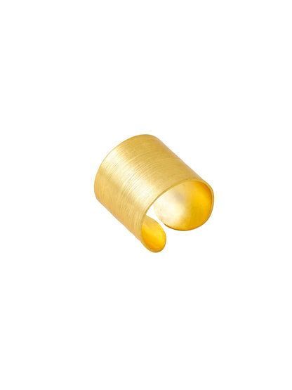 Women's Gold Plated adjustable finger Ring