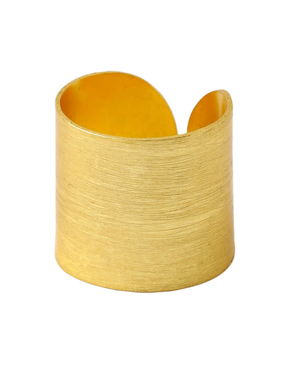 Women's Gold Plated adjustable finger Ring