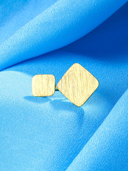 Women's Gold-Plated Adjustable finger Ring